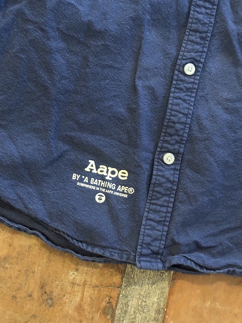 Aape Long sleeve Polo (Category: Formal Shirts) located in Baguio. Submitted by thriftowen (Listing ID 1468619353, Image 2). Description: .