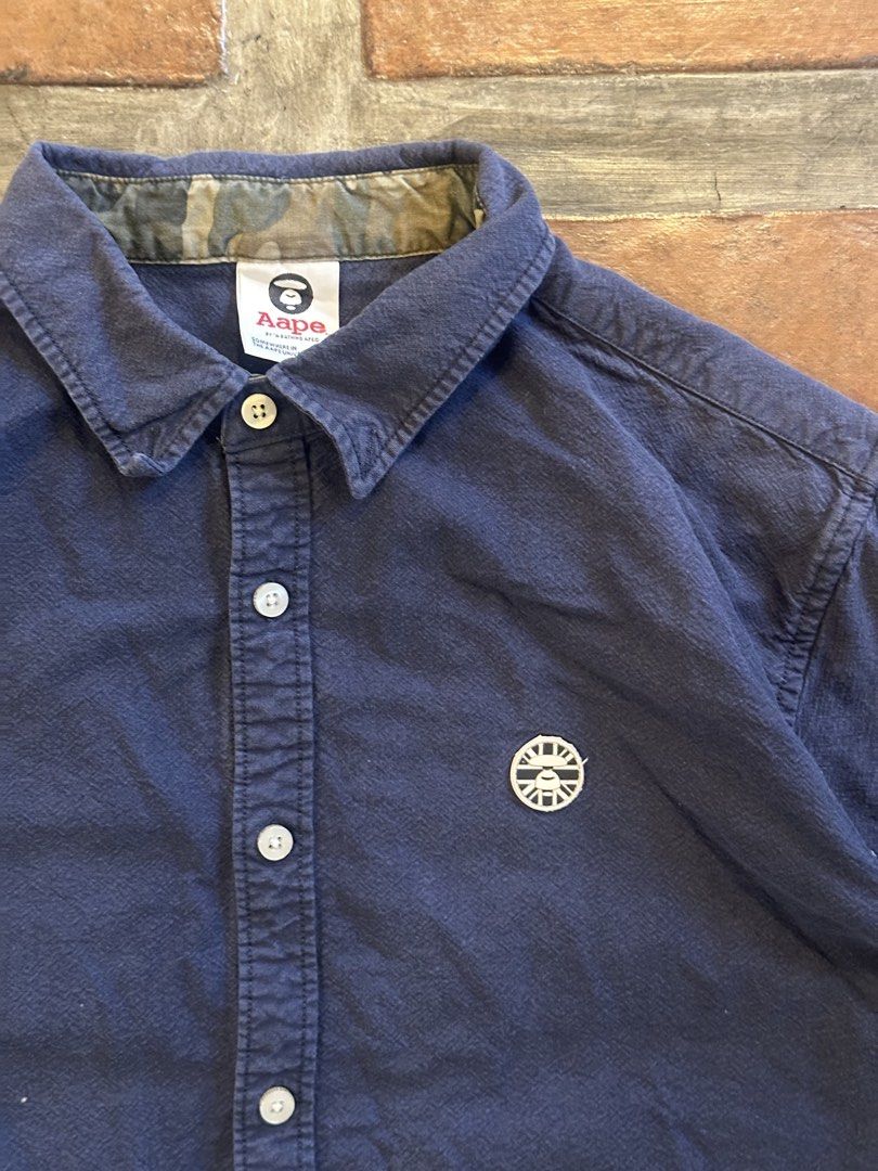 Aape Long sleeve Polo (Category: Formal Shirts) located in Baguio. Submitted by thriftowen (Listing ID 1468619353, Image 3). Description: .