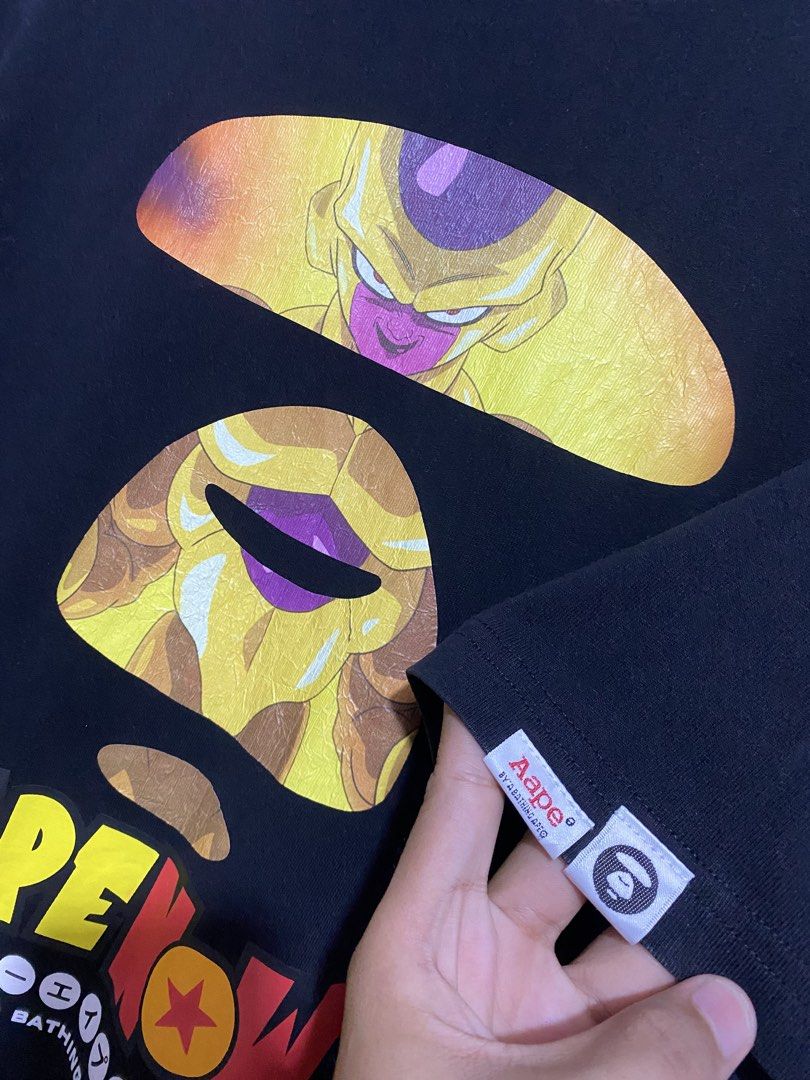 AAPE x DRAGON BALL SHIRT (Category: Tshirts & Polo Shirts ) located in Manila. Submitted by brndn.rgld (Listing ID 1468667361, Image 3). Description: 20 Width 28 Length Like new condition sana Issue lukot lang yung mismong muka ng unggoy pero wala na iba Dm ur sure offer only.
