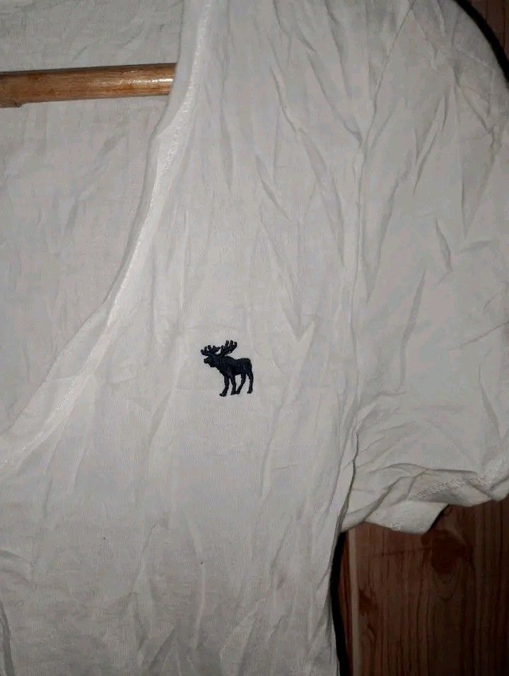 ABERCROMBIE FITCH (Category: Shirts) located in Taguig. Submitted by clothingselection (Listing ID 1468659587, Image 2). Description: PTPA ABERCROMBIE FITCH 17 X 25 EXCELLENT CONDITION NID WASH FRESH FROM BALE MAIN ISSUE MEDYO FADE UNG PRINT TAG ON NECK VISIBLE SA ACTUAL.