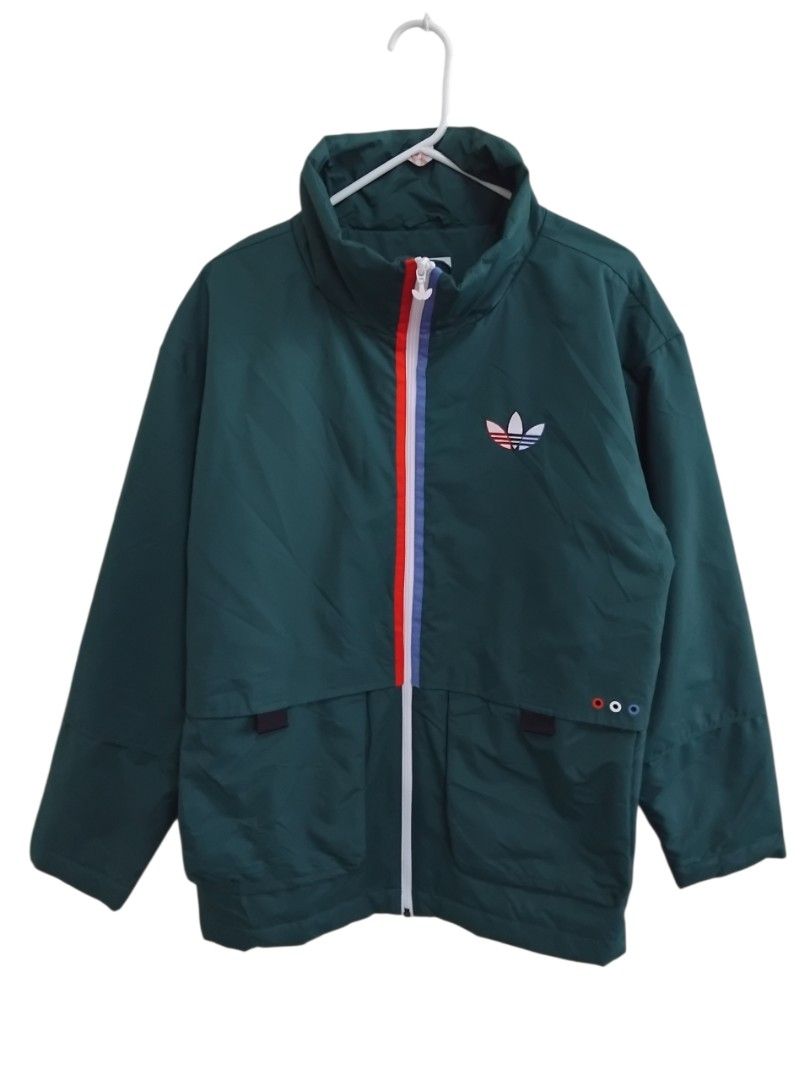 Adidas Adicolor Nylon Utility Jacket (Category: Coats, Jackets and Outerwear) located in Pasig City. Submitted by hustlexcurate (Listing ID 1468528253, Image 3). Description: Adidas Adicolor Oversized Nylon Utility Jacket Size S on tag fits LARGE Dimensions: 23X29.