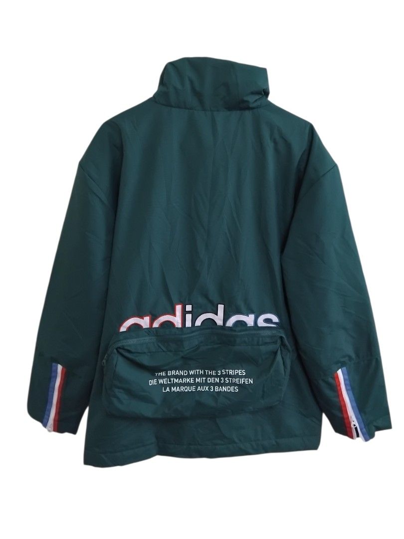Adidas Adicolor Nylon Utility Jacket (Category: Coats, Jackets and Outerwear) located in Pasig City. Submitted by hustlexcurate (Listing ID 1468528253, Image 1). Description: Adidas Adicolor Oversized Nylon Utility Jacket Size S on tag fits LARGE Dimensions: 23X29.