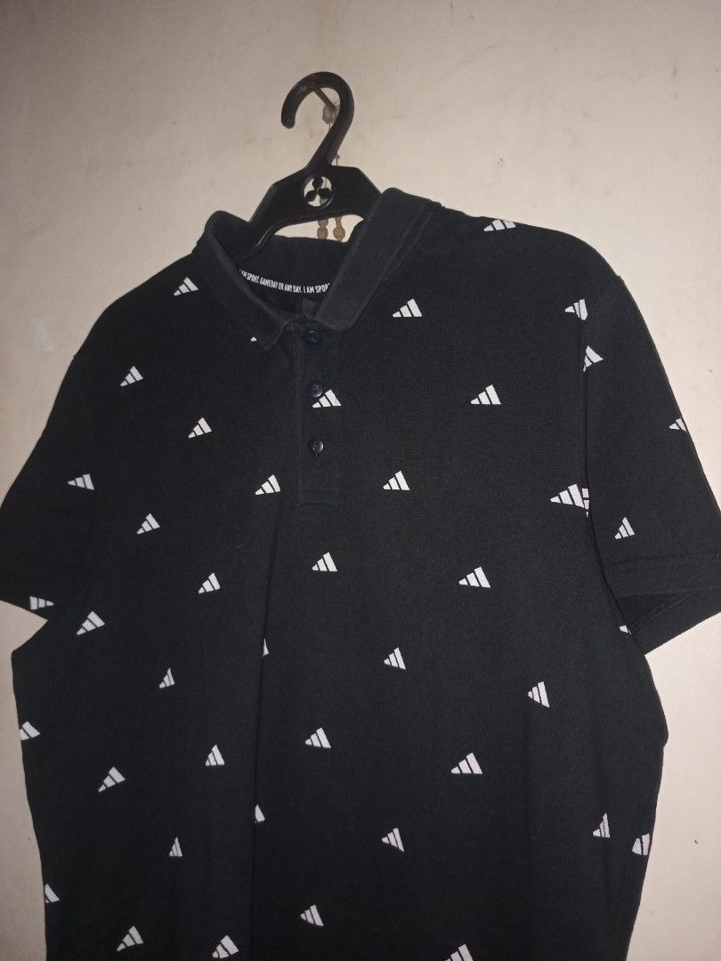 Adidas aop polo shirt (Category: Tshirts & Polo Shirts ) located in Manila. Submitted by kenny200024 (Listing ID 1468650154, Image 2). Description: Adidas aop polo shirt - youth 2xl - actual measurement width 22.5 | length 28.5/29.5 - very good condition.
