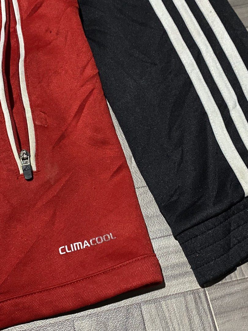 Adidas Condivo Climacool Track Jacket (Category: Coats, Jackets and Outerwear) located in San Pablo. Submitted by lazy.thrifttt (Listing ID 1468621566, Image 2). Description: Adidas Condivo Climacool Track Jacket Size L on tag 22.5Wx29L 10/10 Color Rate No Flaws.