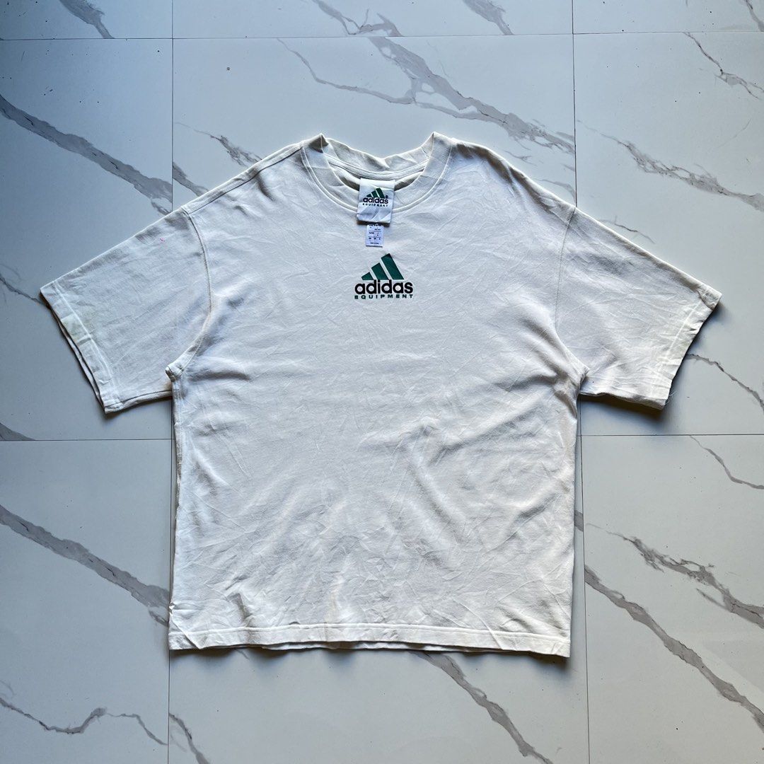Adidas Equipments (Category: Activewear) located in Lucena. Submitted by RAGGGGSSSS (Listing ID 1468632043, Image 1). Description: Adidas Equipment (Crackprint Design) Large on Tag 29x23 Verygood Condition No major issue Need wash on some parts (Minor Yellowing) 850.