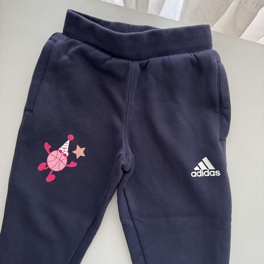Adidas Jogger Pants for Kids (Category: Babies & Kids Fashion) located in Pasay City. Submitted by littlebebekidsstuff (Listing ID 1468505202, Image 2). Description: Adidas 4-5y Condition: Like New.