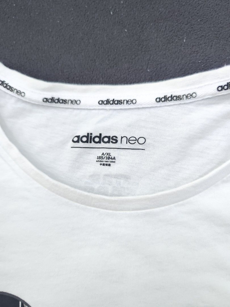 Adidas Neo Starwars Tee (Category: Tshirts & Polo Shirts ) located in Bulacan. Submitted by emilj23 (Listing ID 1468519904, Image 3). Description: Adidas Neo Starwars Tee Size XL on tag L 28.5 W 22.5 Condition 9/10 Color rate 9/10 Issue Minimal Stains.
