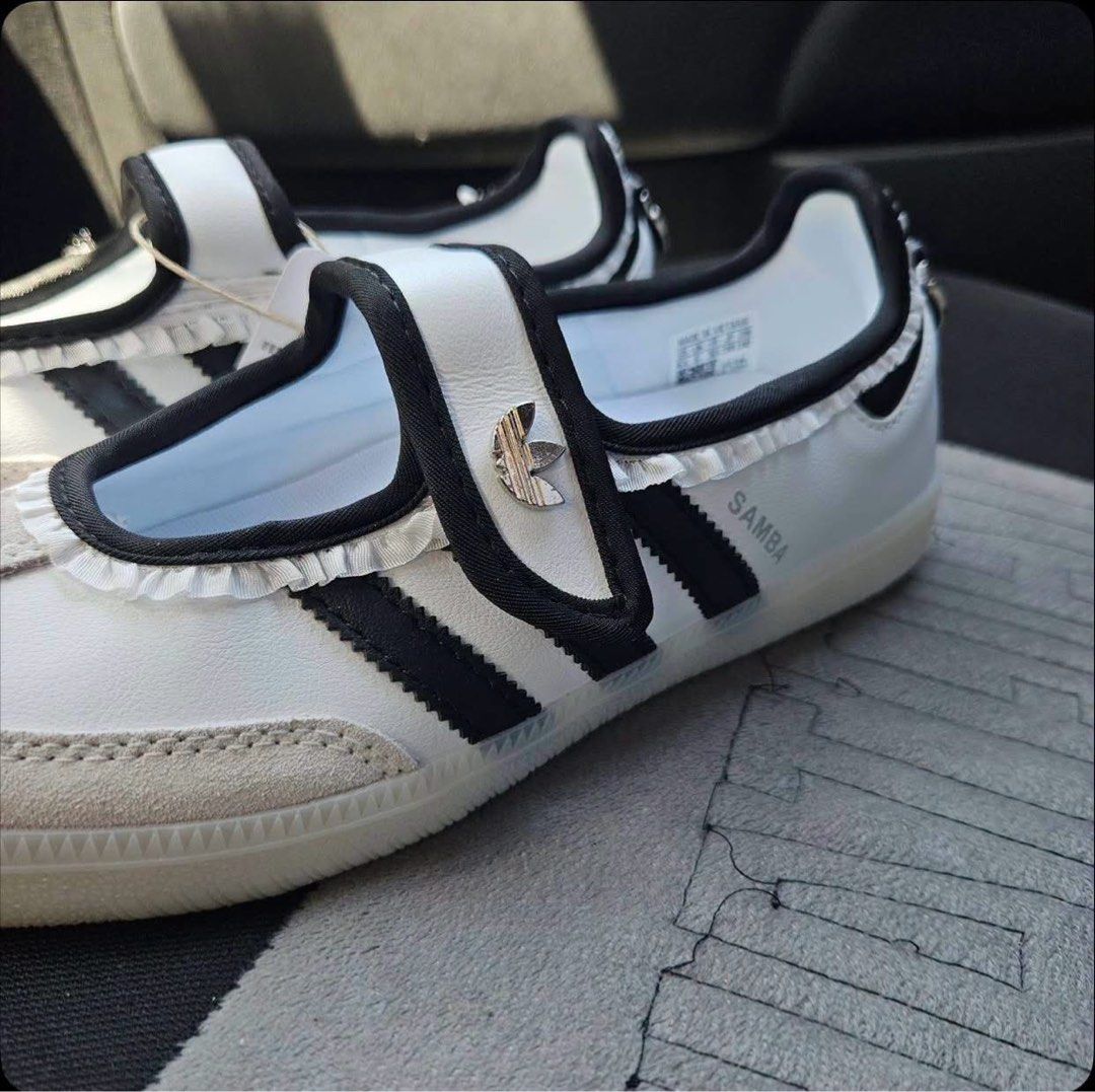 adidas Samba Jane ‘White Core Black’ (Category: Sneakers) located in Manila. Submitted by collectorfinds (Listing ID 1468598571, Image 3). Description: “A Classic Reimagined. Elegance in Every Step.” 🖤🤍 adidas Samba Jane ‘White Core Black’ Women’s US 6 ❌ Before ₱ 7,985 ✅ NOW ₱ 6,485 ONLY 📩 PM us to purchase 📍2nd Floor, 317 Fernando Poe Jr Ave . Quezon City. Right above Yamaha near LRT 1 - Roosevelt Station. 📈 Prices subject to change without