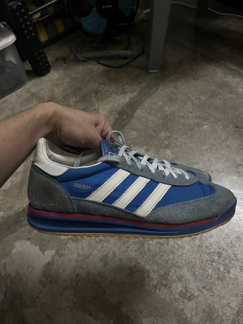 Adidas SL 72 blue (Category: Casual Shoes) located in Camalig. Submitted by spicysamson (Listing ID 1468599350, Image 1). Description: Size 9.5 9/10 condi No box.