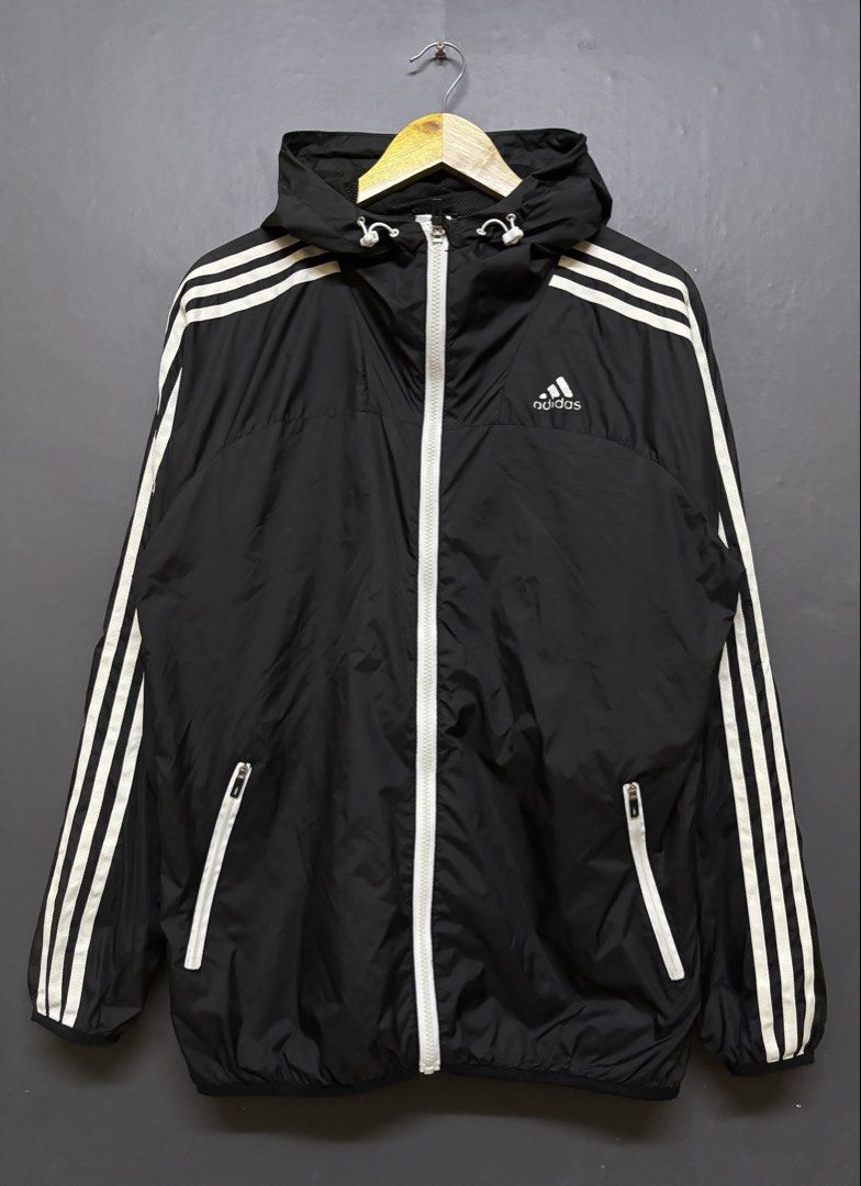 Adidas windbreaker (Category: Coats, Jackets and Outerwear) located in Cavite. Submitted by staythrifted.23 (Listing ID 1468622013, Image 1). Description: X Large on 🏷️ Dimes : Length 28.5 Width 22.5 Like new Color rate 9.9/10 Issue ❌ Loc. Cavite We ship nationwide Payment first .