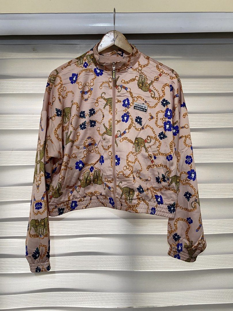 Adidas x HER Studio London Track Jacket (Category: Coats, Jackets and Outerwear) located in Calapan. Submitted by metriowendell22 (Listing ID 1468527419, Image 2). Description: Adidas x HER Studio London Zip track jacket with high neck collar Size: US 38 / 170/88A Width 24 Length 21 Sleeves 20 Excellent condition.