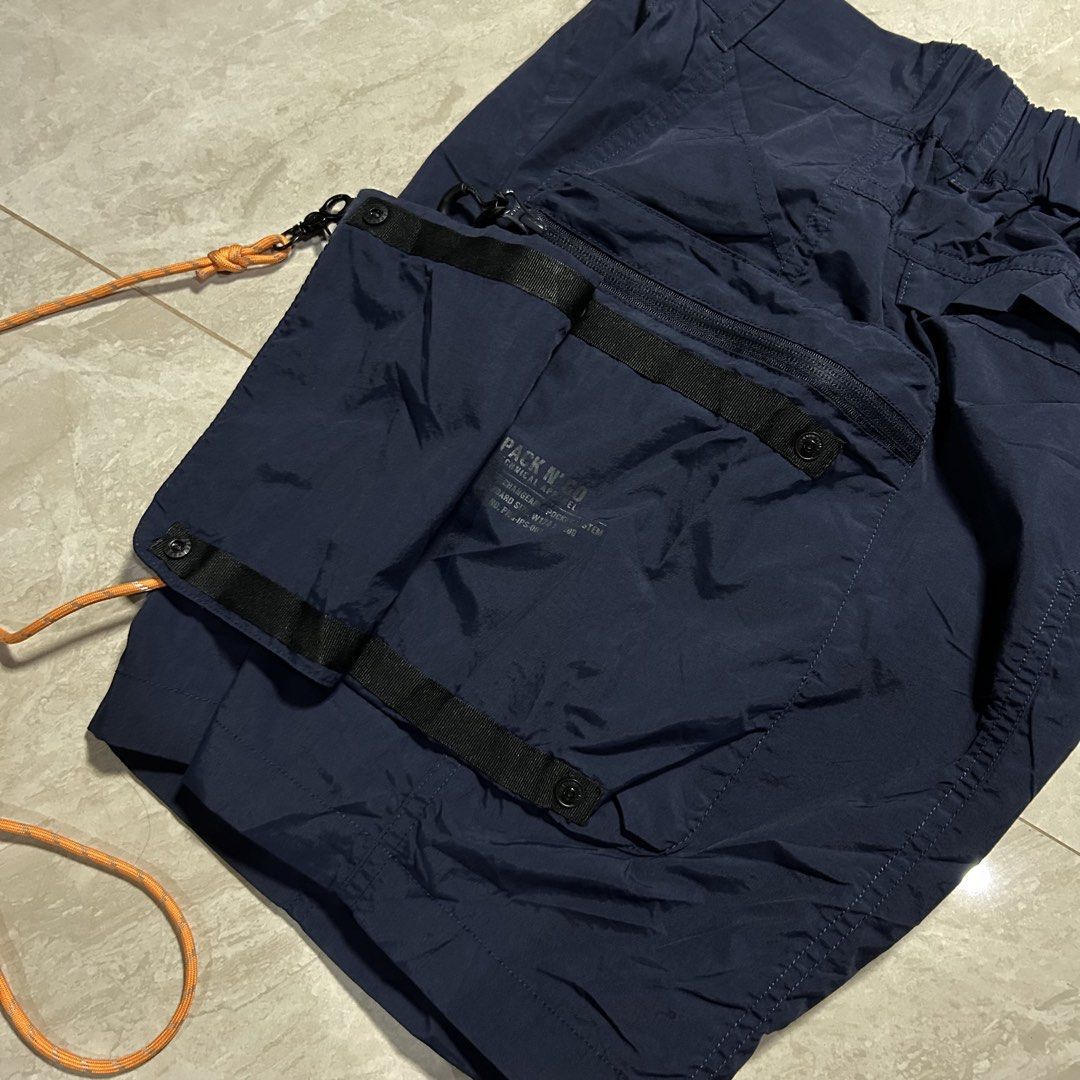 Ad-lib - Pack n Go Nylon Cargo Short (Category: Shorts) located in Tayabas. Submitted by streetdepartment (Listing ID 1468619002, Image 3). Description: Ad-lib - Pack n Go Nylon Cargo Short Excellent condition Issue: None Size: Small Measurements (inches): Waist: 25-30” Length: 19” Leg opening: 12” Dm to purchase! Note: Manage your expectations as you are dealing with secondhand items. Color may vary due to lighting. No return / No refund! If you