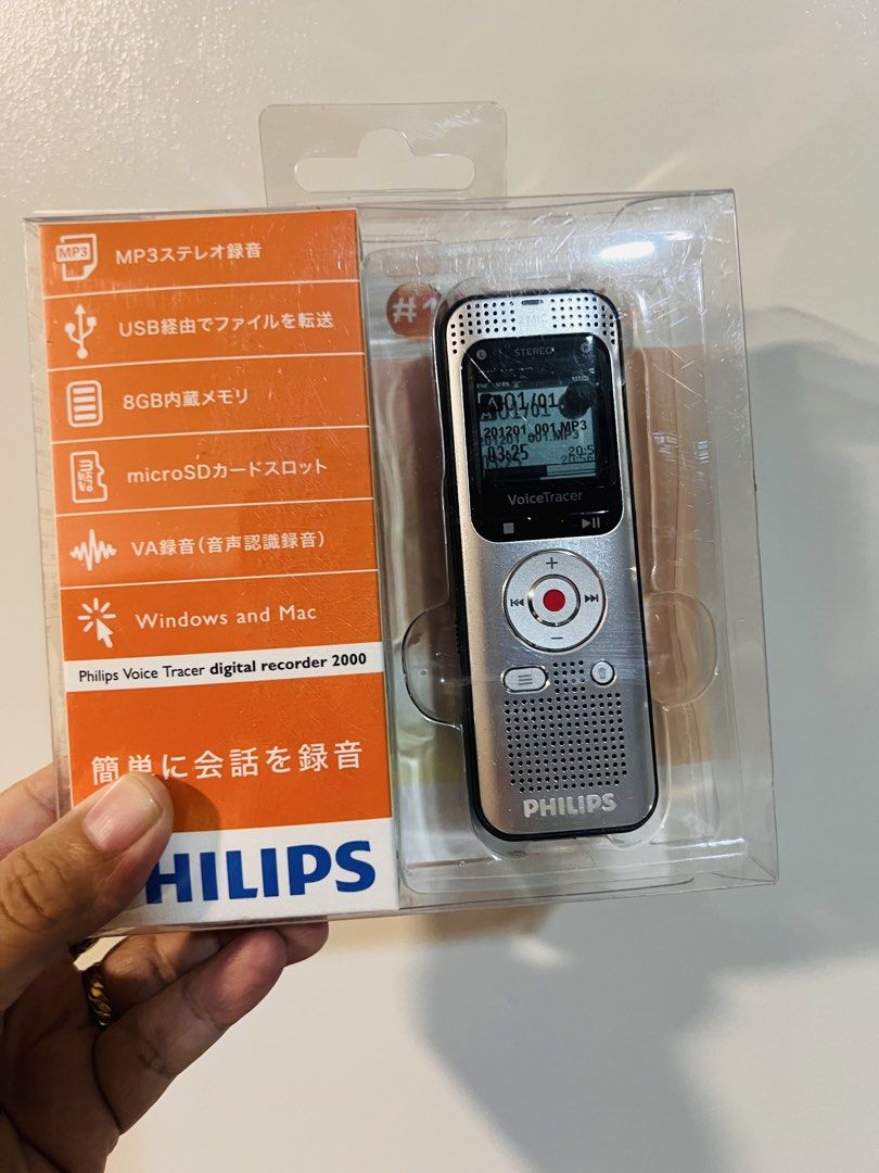 Affordable Philips VoiceTracer Digital Recorder 😍👌🏻 (Category: Other Audio Equipment) located in Malolos. Submitted by afford.japan (Listing ID 1468708823, Image 3). Description: Affordable Philips VoiceTracer Digital Recorder 😍👌🏻.