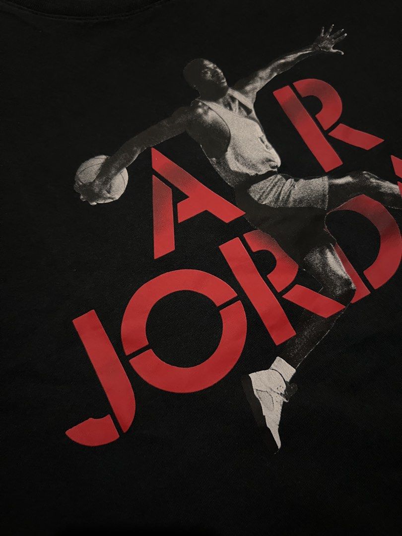 Air Jordan Tee (Category: Tshirts & Polo Shirts ) located in Las Pinas. Submitted by rdcthriftedshop (Listing ID 1468683004, Image 3). Description: Free Shipping Fee 📦 Air Jordan Tee Size 3XL on tag (Can fit to XL) Width: 23 Length: 27 Color rate: 10/10 Condition: Excellent Condition No Issue.