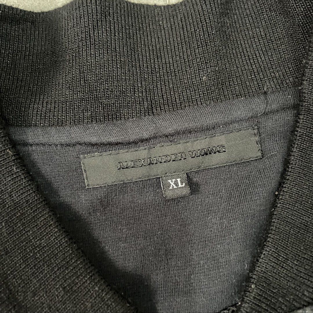 Alexander Wang Bomber Jacket (Category: Coats, Jackets and Outerwear) located in Mabalacat. Submitted by goldengarms_ (Listing ID 1468575835, Image 2). Description: Color: Black Size: XL on tag Dimensions: 23” Width / 27” Length Condition: Excellent Color rate: 9.5/10 or better Issue: N/A Price is still negotiable for sure buyer 👍 - Payment thru GCash, Maya or Security Bank 💳 - Shipping via J&T Express 🛩️ Pm us for more details. Thank you! 📩.