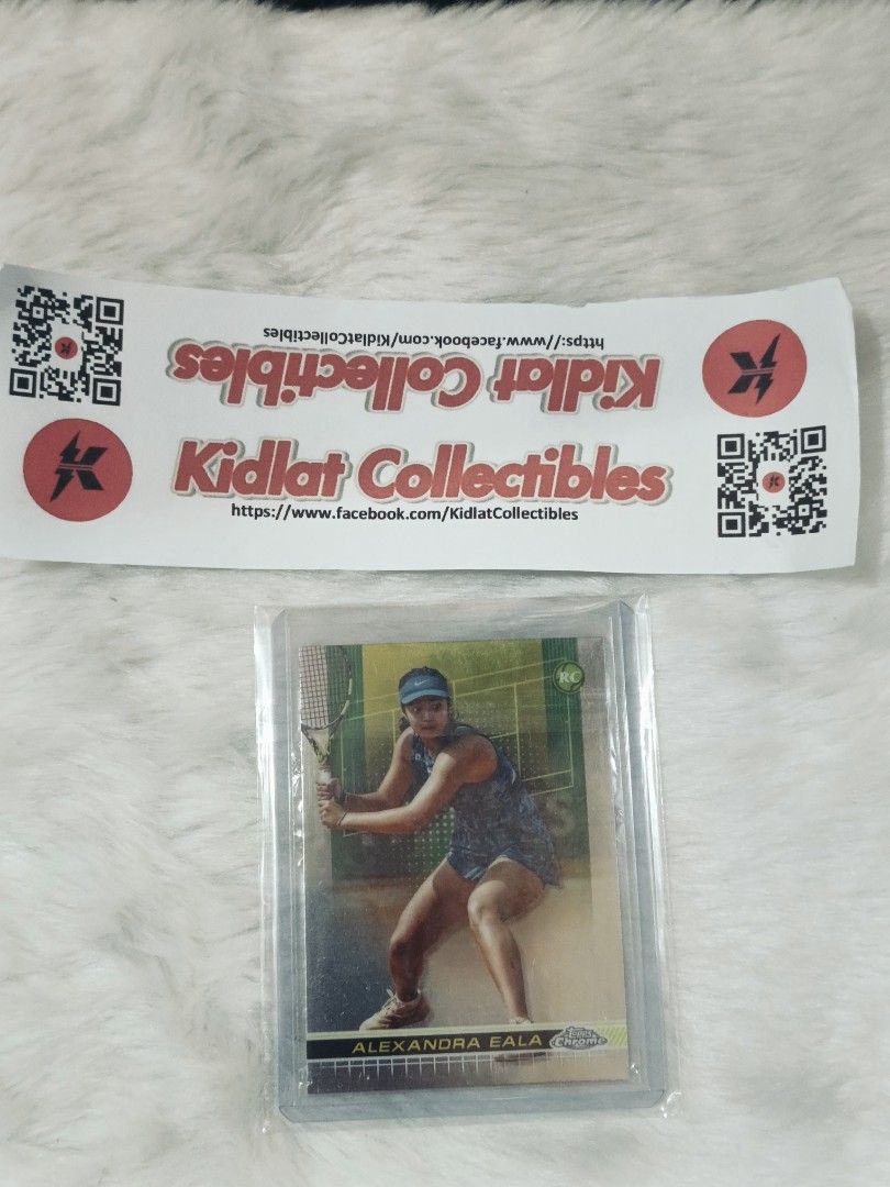 Alexandra Eala (Category: Raw Singles) located in Quezon City. Submitted by jepoyyyy (Listing ID 1468709889, Image 1). Description: Alex Eala Rookie Card .