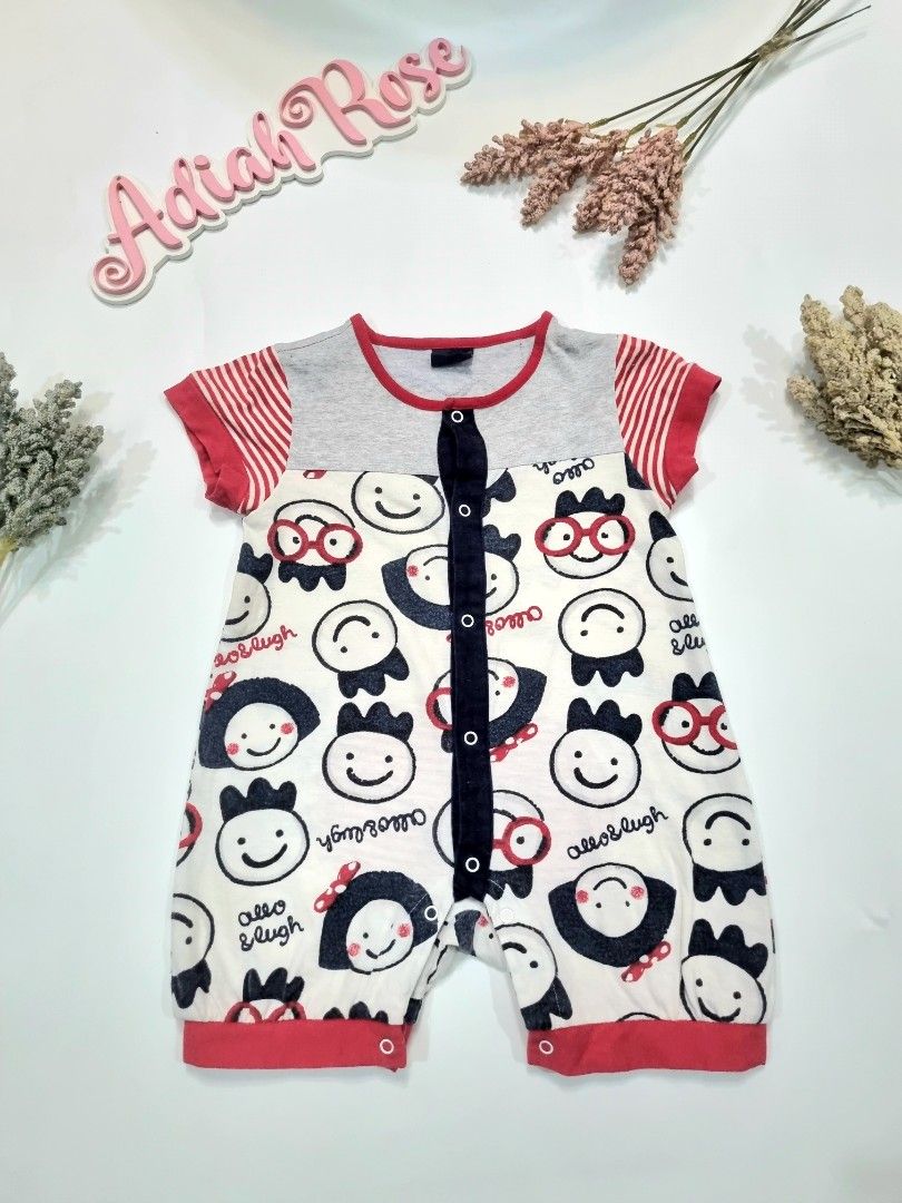 ❤️ALLO & LUGH CHARACTER ROMPER 6-12M❤️ (Category: Babies & Kids Fashion) located in Manila. Submitted by adiah_rose (Listing ID 1468685058, Image 1). Description: ❤️ALLO & LUGH CHARACTER ROMPER❤️ Size: 80 (6–12M)​ PRICE: 170 👓 PLAYFUL CHARACTER GRAPHIC SHORTALL! 👓.