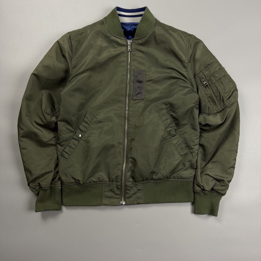 Alpha Industries Reversible M-a1 flight jacket (Category: Coats, Jackets and Outerwear) located in Cavite. Submitted by epiboie (Listing ID 1468679944, Image 2). Description: Alpha industry reversible flyer jacket ma-1 Size xsmall 20x25 Color rate: 9.5/10 excellent condition 1589 - .