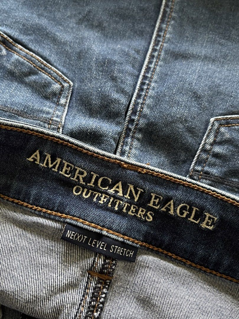 American Eagle Denim Mini Skirt (Category: Skirts) located in Manila. Submitted by irish_closet (Listing ID 1468545333, Image 3). Description: - Never been used no ww - waist measures 25 inches .
