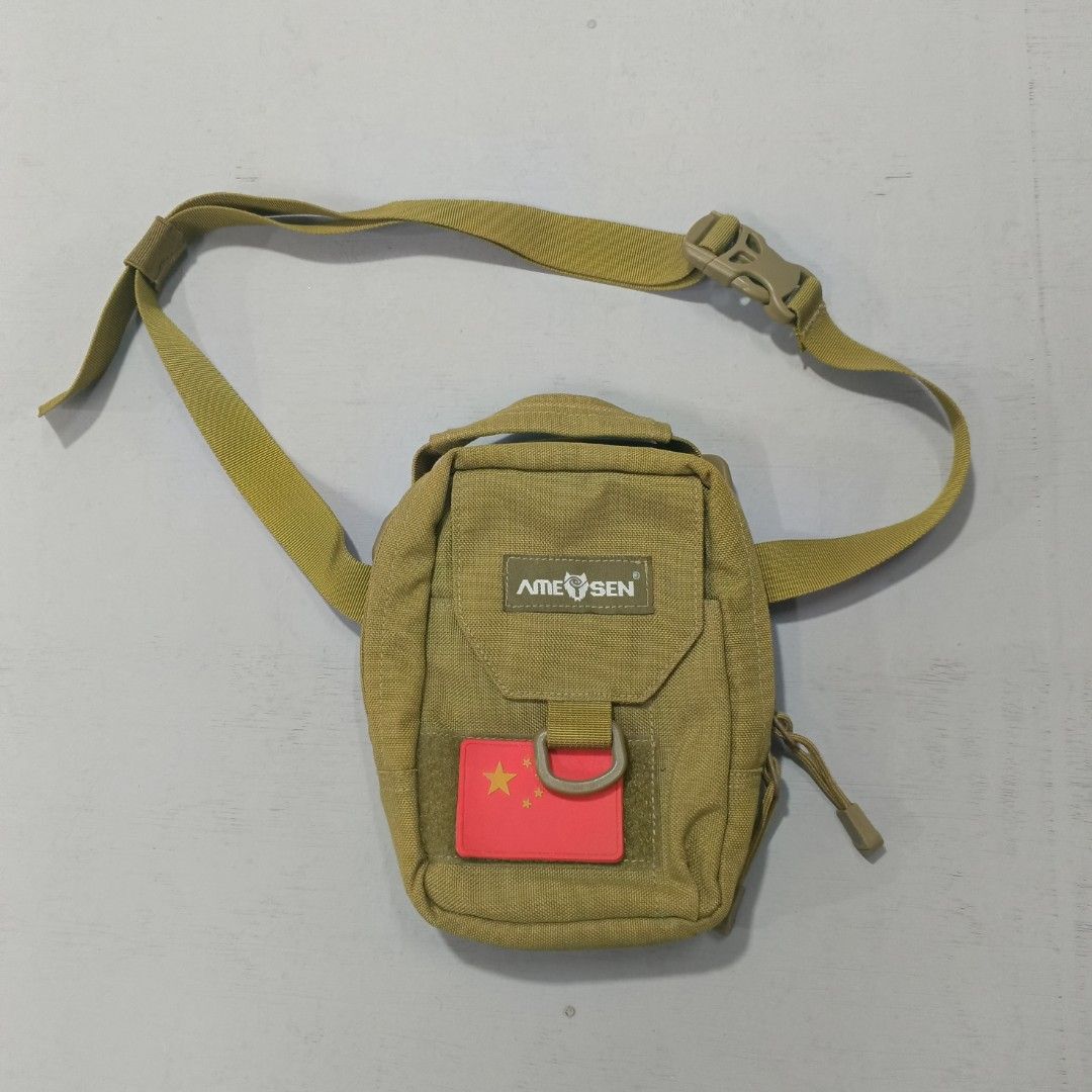 Ameysen Modern Tactical MOLLE Sling Pouch (Category: Sling Bags) located in Pili. Submitted by jevin_ukay (Listing ID 1468639677, Image 1). Description: -Brand new condition -Multiple pocket inside -No flaws Location Bicol.