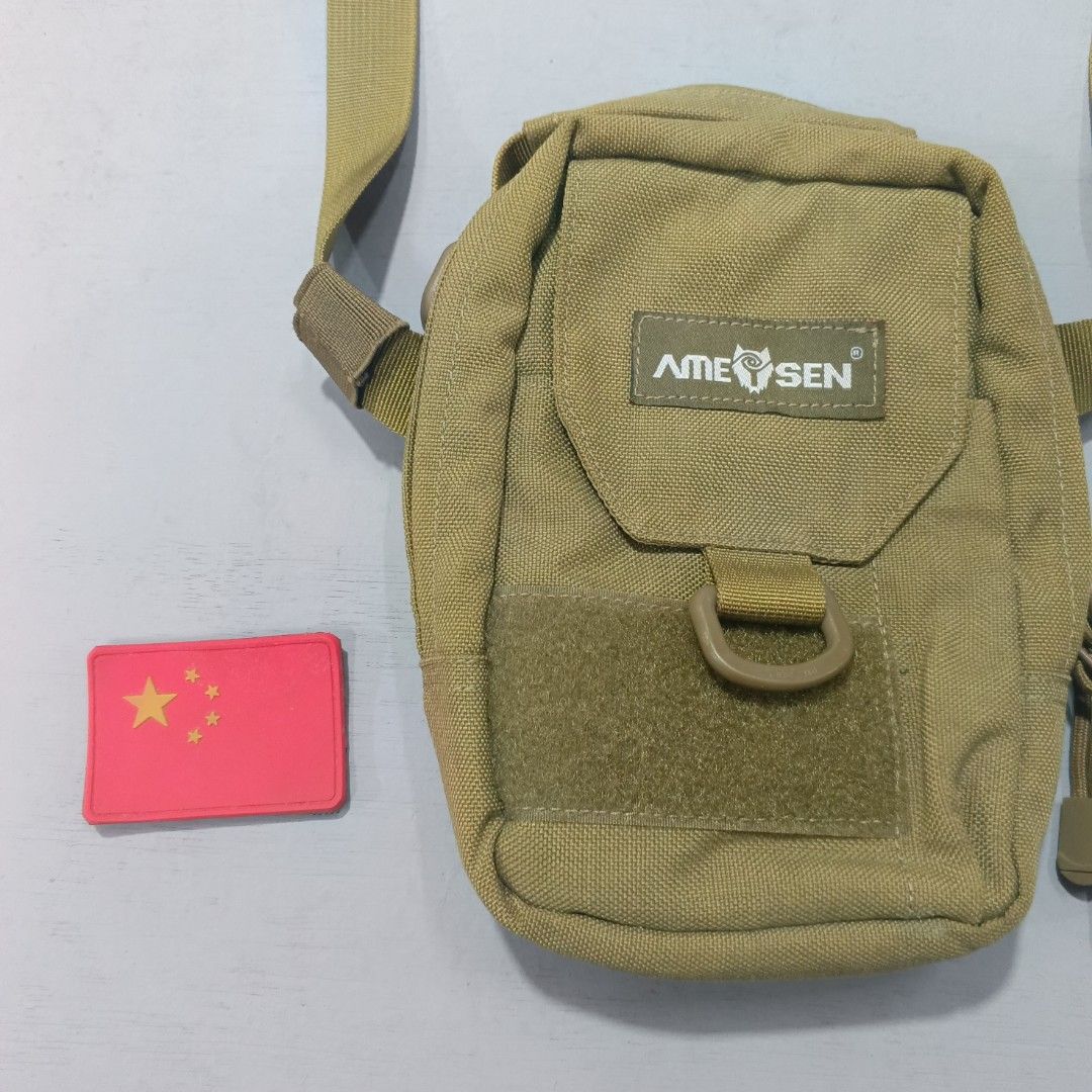 Ameysen Modern Tactical MOLLE Sling Pouch (Category: Sling Bags) located in Pili. Submitted by jevin_ukay (Listing ID 1468639677, Image 3). Description: -Brand new condition -Multiple pocket inside -No flaws Location Bicol.