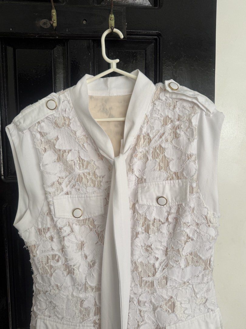 Lace White Dress (Category: Dresses) located in Butuan. Submitted by nmbpreloved (Listing ID 1468540255, Image 2). Description: STILL NEGOTIABLE‼️‼️‼️ Brand: Anewsta (Shein) Size: L Color: White For other specific details and sample (when worn), see last 3 photos. Originally bought this for 2,300, selling it for 1,500 and free shipping. Used once. Payment method: Gcash Courier: J&T Payment first as always. Thank you. .