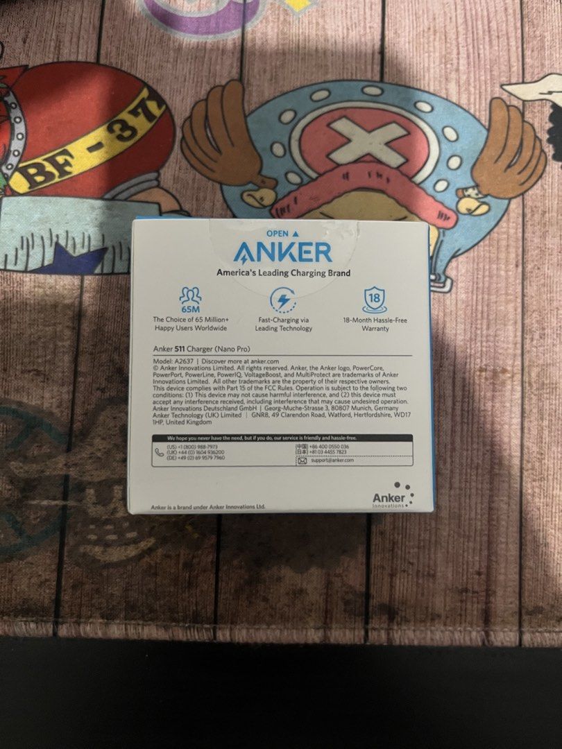 Anker 511 Nano Pro (Category: Chargers & Cables) located in Pasig City. Submitted by truebear_1985 (Listing ID 1468548304, Image 1). Description: Anker 511 Nano Pro (Sealed).