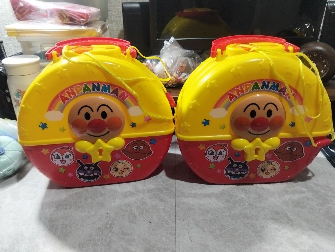 ANPANMAN KEY-LOCK TOY TRUNK/BAG (Category: Other Merchandise) located in Batangas. Submitted by amerie_store (Listing ID 1468526763, Image 1). Description: ◾WYSIWYG 🫟₱380 each; 2pcs. available 🔊Kindly visit & follow my FB page for more updated Toys,Aniks,etc...🤩 🌈👉AMERIE STORE👈🌈 📌Mine Now,Pay after invoice 📌No refund 📌MOP: Gcash 🚛 Shipping sched every Saturday only via Flash Express.