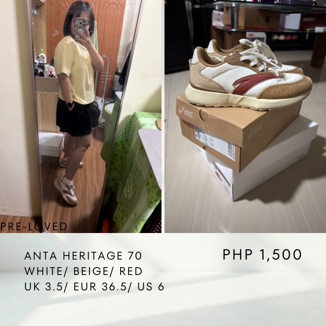 Anta Heritage70 (Category: Sneakers) located in Mabalacat. Submitted by madsnicdao (Listing ID 1468543456, Image 1). Description: .