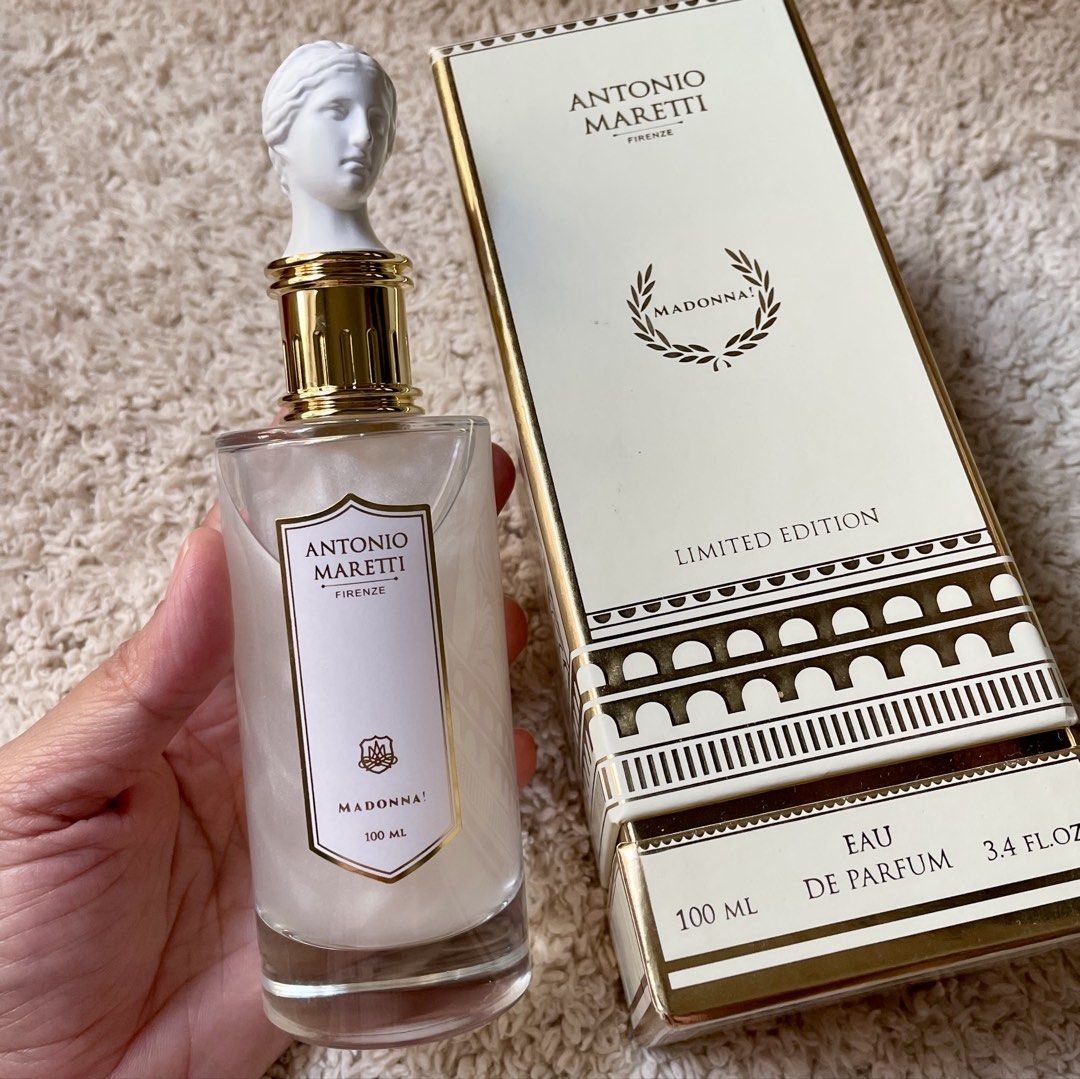 Antonio Maretti Madonna Eau de Parfum (Category: Fragrance & Deodorants) located in Subic. Submitted by javsprelovedstuffs (Listing ID 1468674239, Image 1). Description: Bnew with box Actual Photo posted 100ML Premium Perfumes engineered to match 90%–95% of the o_ri_gi_nal scent Long lasting/ up to 8hrs depending on body chemistry #perfumeph #dubaiperfumes #nicheperfume #jomalone #luxuryperfumes.