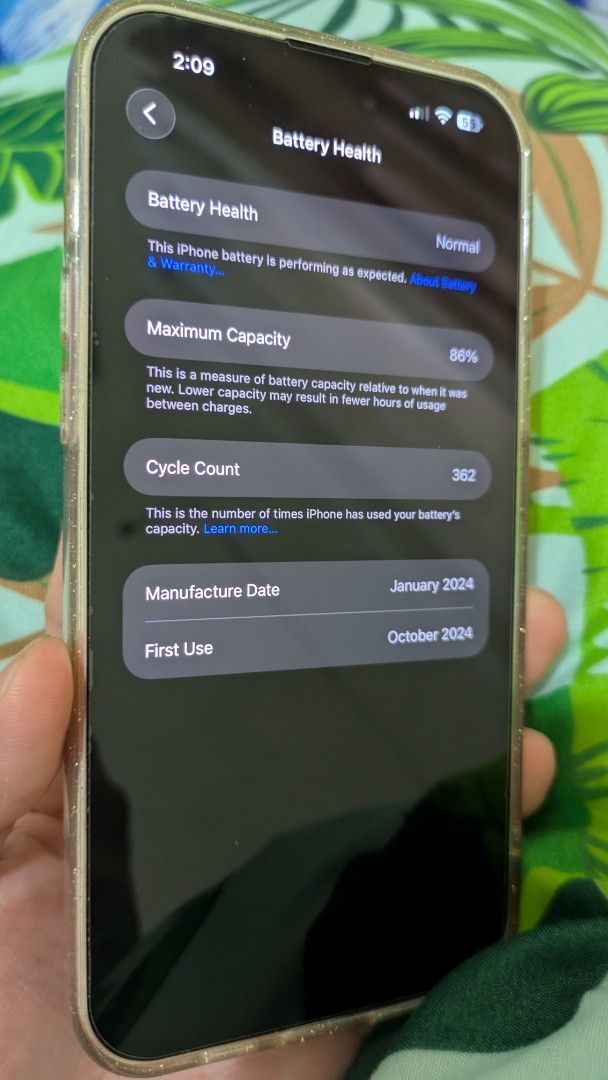 APPLE IPHONE 15 PLUS 128GB (Category: iPhone 15 Series) located in Manila. Submitted by ryry0108 (Listing ID 1468545756, Image 2). Description: Lady Owned kaya napakakinis Openline sa Taiwan nabili Battery Health 86% Complete with 2 cases No Issue Meet ups Tanauan City Batangas .