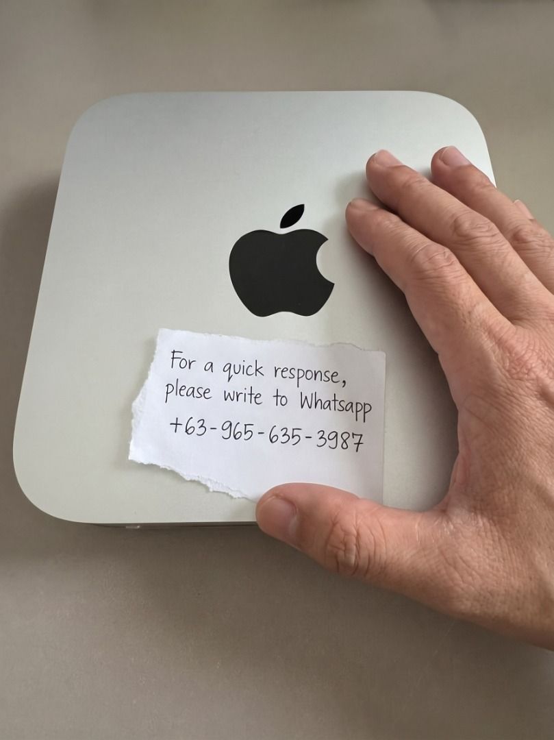 Apple Mac Mini M2 (Category: Desktops) located in Caloocan City. Submitted by bravefire.50d03 (Listing ID 1468621900, Image 2). Description: I’m selling a nearly new Mac mini M2. Everything is in perfect condition and works perfectly .