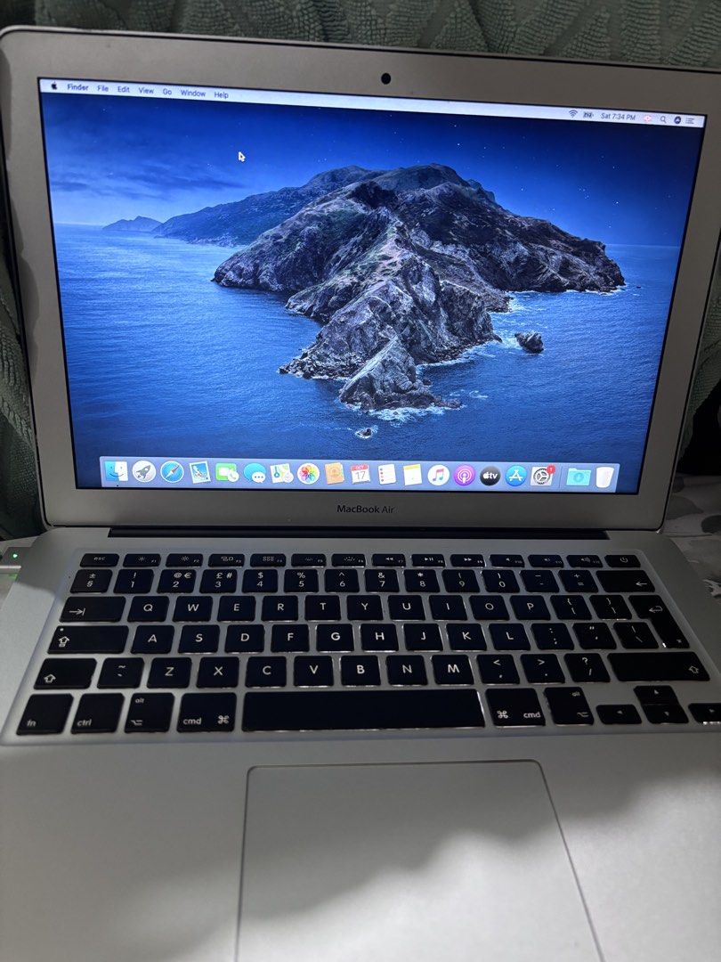 Apple MacBook Air 2017 Laptop (Category: Laptops & Notebooks) located in Quezon City. Submitted by juiriya (Listing ID 1468648189, Image 1). Description: PRICE NEGOTIABLE!! 2017 Macbook Air 13in - Intel Core i5 - 8GB RAM - 128 SSD - macOS Catalina - freshly reformatted condition: - Used - wear and tear (removed sticker) - working properly when plugged in Issues: - battery needs replacement - original charger is working but has exposed wiring (rep