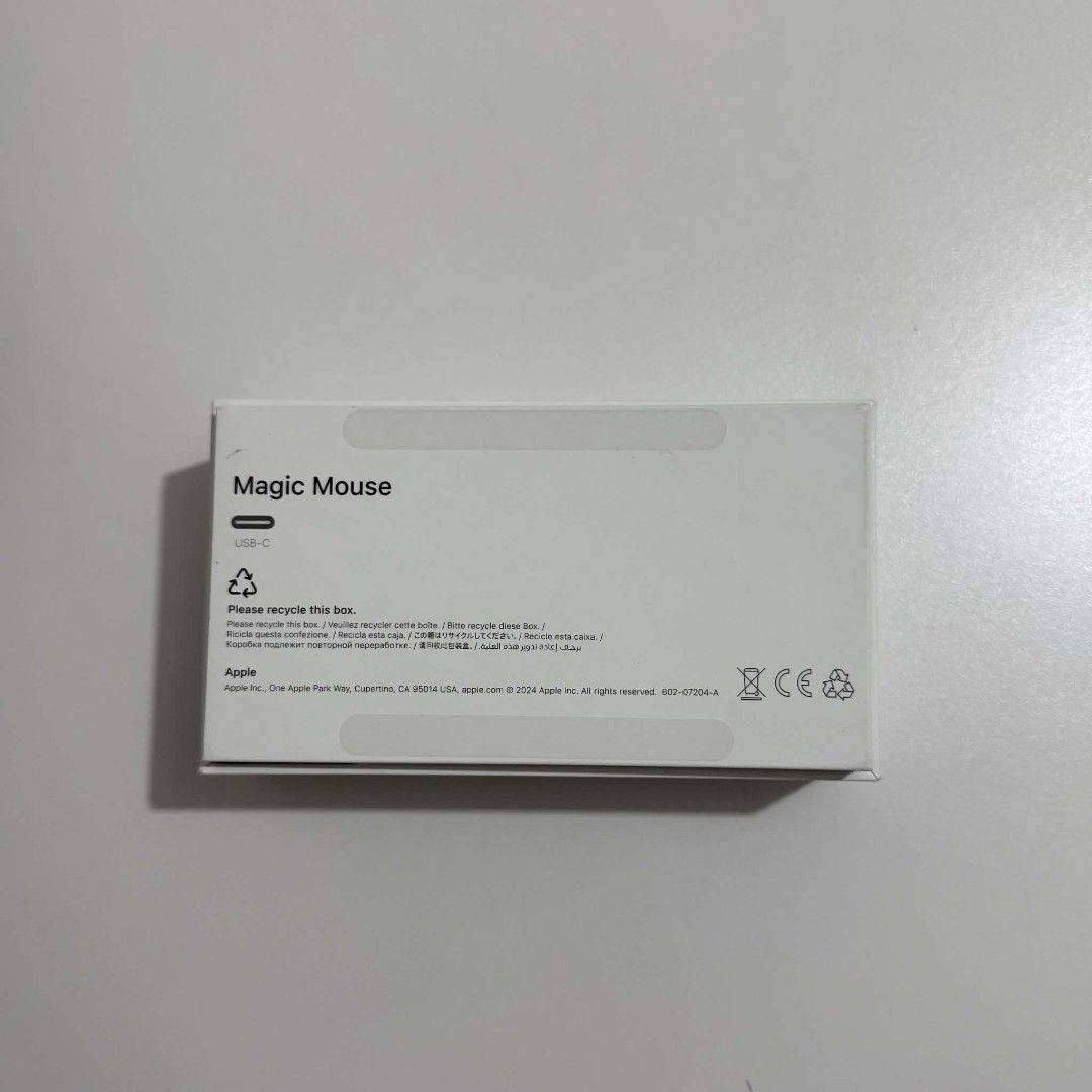 Apple Magic Mouse (usb-c) (Category: Other Gadgets) located in Navotas City. Submitted by kyoto19978 (Listing ID 1468612643, Image 3). Description: For Sale Apple Magic Mouse (usb-c) Good as new opened only to check Price: 2,500 MOP: Gcash/BPI MOD: Lalamove/J&T/LBC LOC: Cabuyao Laguna.