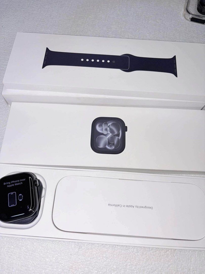 APPLE WATCH SERIES 11 46Mm (Category: Wearables & Smart Watches) located in Tarlac. Submitted by tasheikas.husni (Listing ID 1468693649, Image 1). Description: APPLE WATCH SERIES 11 46MM Almost New 100% Batt Health XA ntc approved No issue Complete Package Unused Cord .