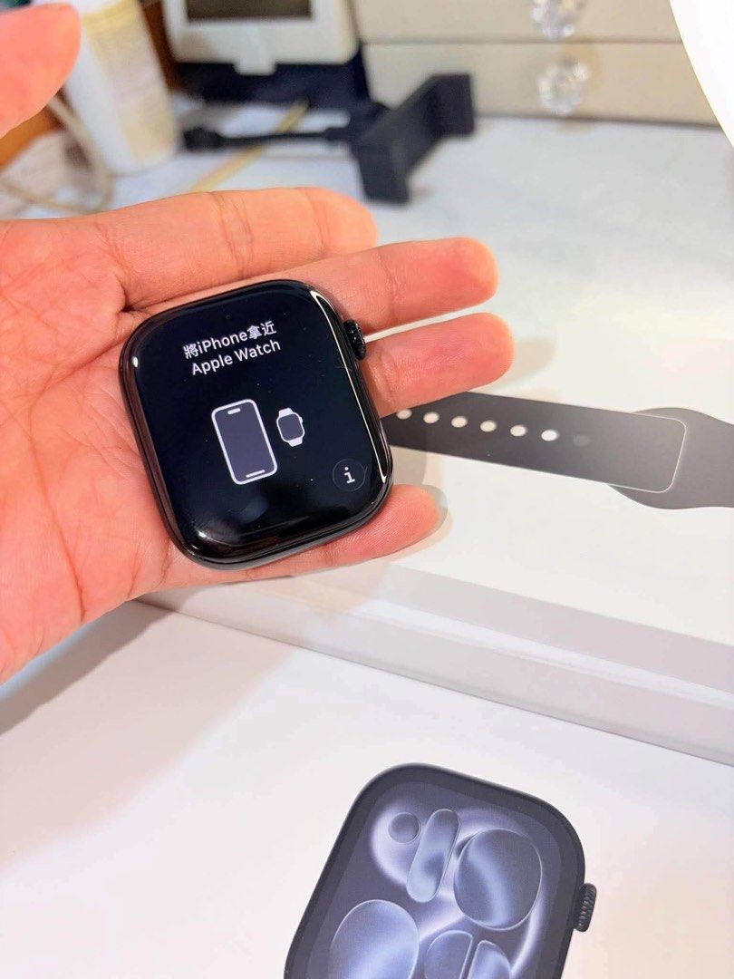 APPLE WATCH SERIES 11 46Mm (Category: Wearables & Smart Watches) located in Tarlac. Submitted by tasheikas.husni (Listing ID 1468693649, Image 3). Description: APPLE WATCH SERIES 11 46MM Almost New 100% Batt Health XA ntc approved No issue Complete Package Unused Cord .