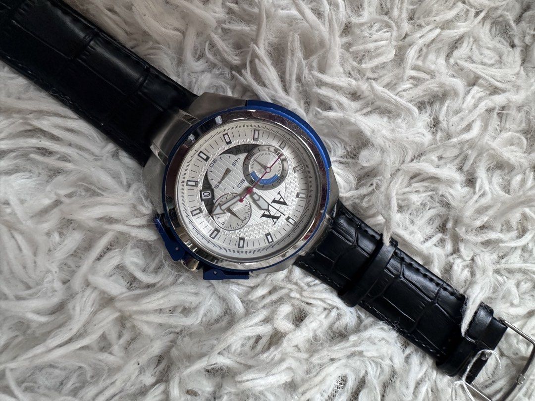 Armani Exchanged chrono (Category: Luxury Watches) located in Iriga City. Submitted by siacsomar43 (Listing ID 1468536082, Image 1). Description: 👦For Men’s 🫰good for everyday used ✅not automatic 🇯🇵 from japan ✅japan surplus buy at your own risk ⚠️Note: Authenticity is Not Guaranteed so manage your expectations before buying it 🚚we can ship thru jnt/lbc 📍 we are located in nabua sta elena baras camarines sur.