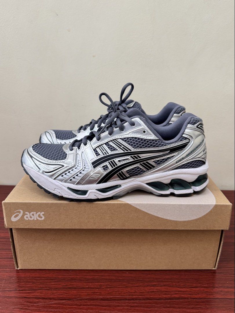 Asics Gel Kayano 14 (Metropolis Jasper Green) (Category: Casual Shoes) located in Quezon City. Submitted by kevin.amolador (Listing ID 1468629310, Image 2). Description: Asics Gel Kayano 14 (Metropolis Jasper Green) US Men 8.5 Used twice, almost new Original, bought from Capital PH (with receipt) RFS: change colorway ₱5,000 (firm price) Meetups: SM North/Trinoma/Fishermall Can do lalamove.