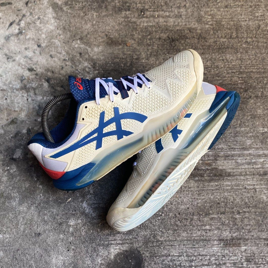 Asics Gel Resolution 8 (Category: Sneakers) located in Manila. Submitted by toasty.soles (Listing ID 1468587753, Image 3). Description: ASICS GEL-RESOLUTION 8 “MAKO BLUE” Size 8.5us MENS/26.5cm USED IN EXCLLENT CONDITION *minimal sockliner* Legit x Original 💯 2499Php Only‼️ PRELOVED PAIRS | MANAGE YOUR EXPECTATIONS PRELOVED PAIRS MAY HAVE MINOR FLAWS Mode of payment: Gcash / Cash / Maribank Courier: Jrs Express | Lalamove Lalamove available with