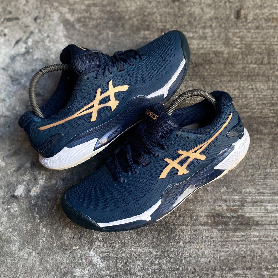 Asics Gel Resolution 9 (Category: Sneakers) located in Manila. Submitted by toasty.soles (Listing ID 1468588048, Image 2). Description: ASICS GEL-RESOLUTION 9 “FRENCH BLUE” Size 7.5us MENS/25.5cm USED IN EXCLLENT CONDITION *minimal sockliner* Legit x Original 💯 2499Php Only‼️ PRELOVED PAIRS | MANAGE YOUR EXPECTATIONS PRELOVED PAIRS MAY HAVE MINOR FLAWS Mode of payment: Gcash / Cash / Maribank Courier: Jrs Express | Lalamove Lalamove available wi