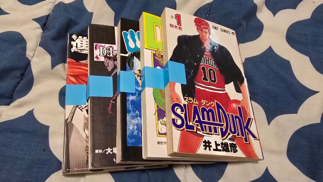 Assorted Japanese Manga VOLUME 1 (Category: Comics & Manga) located in Las Pinas. Submitted by insouciant_worrier (Listing ID 1468661271, Image 2). Description: IMPORTANT - bought at a secondhand store in Japan (still sealed as shown) - 100% original Japanese tankobon editions (manga in Japanese, NOT in English) - P2000 for set of 5 or P400 for one manga. - All are VOLUME ONE of the following Japanese manga: Dragon Ball Slam Dunk Death Note Yu Yu