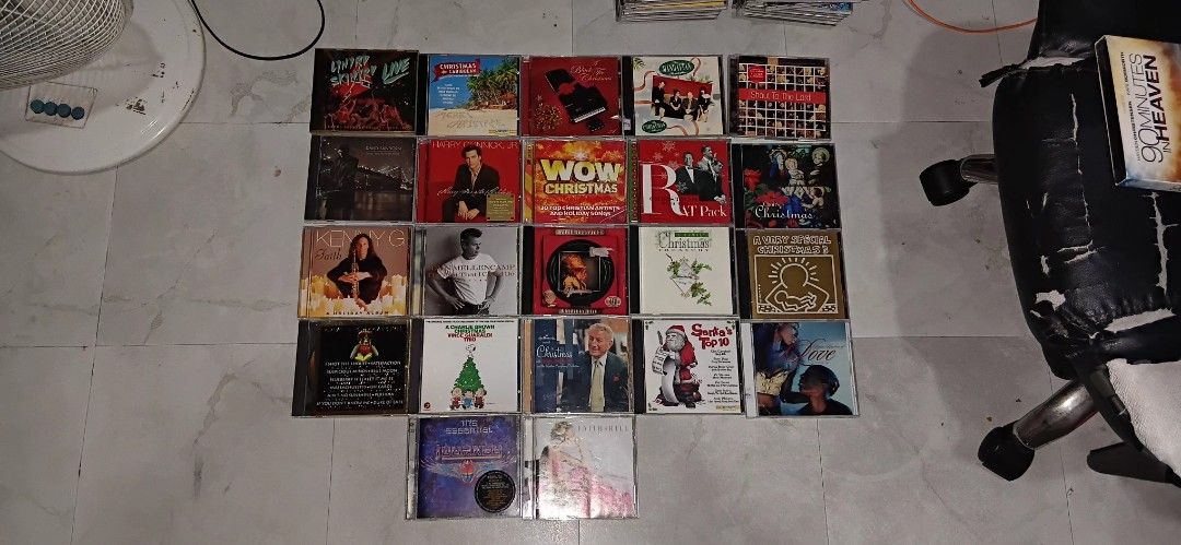 Assorted Music CD Albums and Compilation CDs Lot (Category: CDs & DVDs) located in Manila. Submitted by euphy.aleyla (Listing ID 1468666352, Image 2). Description: - 200 per cd. -Massive music CD collection sold as a complete batch - Features popular compilation series like Now That's What I Call Music, pop hits, 80s throwbacks, and holiday albums - Includes a variety of artists and genres - Cases show normal shelf wear - Ideal for starting or ex