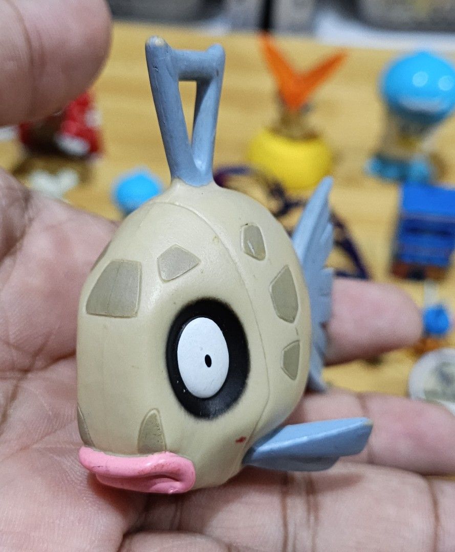 Assorted Pokemon mini figurines and figures collection set (Category: Figurines & Statues) located in San Pedro. Submitted by toydibz (Listing ID 1468533728, Image 3). Description: - Assorted Pokémon mini figures set - Includes Groudon, Feebas, Quaxly, Eevee evolutions, and more - Various poses and styles from different series - Perfect for collectors, fans, or cake toppers - Sold as a complete set together - Condition: Clean with minor paint wea