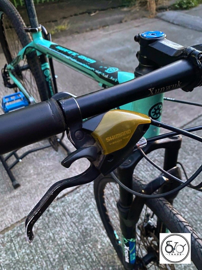 Atomic Shift Fifty 26 Mountain Bike (Category: Bicycles) located in Calamba. Submitted by bicytrade (Listing ID 1468531608, Image 3). Description: FOR SALE 26ER ATOMIC SUNFIRE SPECS: FRAMESET: -ALLOY FRAME 26ER ATOMIC SUNFIRE -ALLOY STEM -ALLOY HANDLEBAR XUNWUK -ALLOY ATOMIC SEATPOST -CYCLONE XC FORK(NO BOUNCE) GROUPSET: -SHIMANO V BRAKE/SHIFTER -SHIMANO TOURNEY 8SPEED RD -SHIMANO FD ALLOY 3X SPEED -SHIMANO ALLOY CRANKSET 3X -8 SPEED COGS(BRANDNE