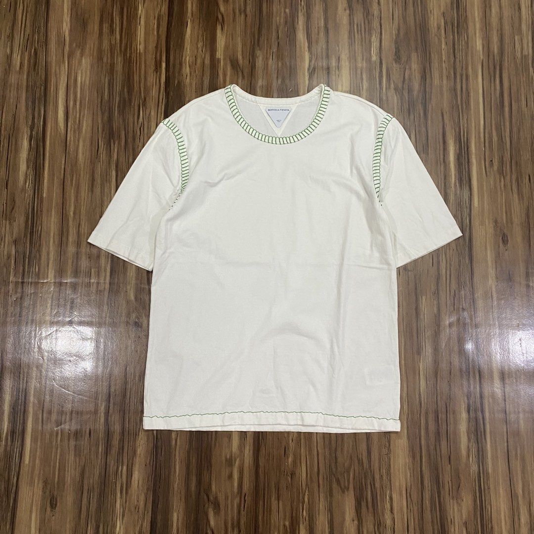 Authentic Bottega Veneta Shirt (Category: Luxury Apparel) located in Cebu City. Submitted by accurate.curations.ceb (Listing ID 1468612112, Image 1). Description: Bottega Veneta Authentic XL on tag Dimes: 21 x 28 inches Dm if interested or drop your offer.