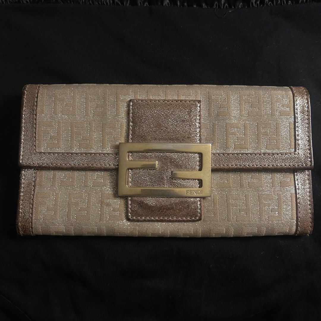 Authentic Fendi Wallet (Category: Luxury Bags & Wallets) located in Quezon City. Submitted by rouge45 (Listing ID 1468518240, Image 1). Description: Rare fendi wallet Expect signs of usage and rubs Lp posted. Originally from 7k .