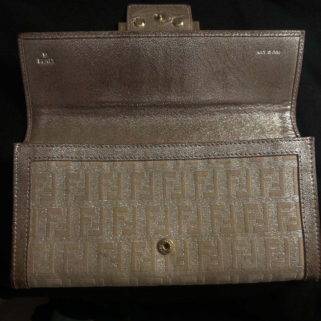 Authentic Fendi Wallet (Category: Luxury Bags & Wallets) located in Quezon City. Submitted by rouge45 (Listing ID 1468518240, Image 3). Description: Rare fendi wallet Expect signs of usage and rubs Lp posted. Originally from 7k .
