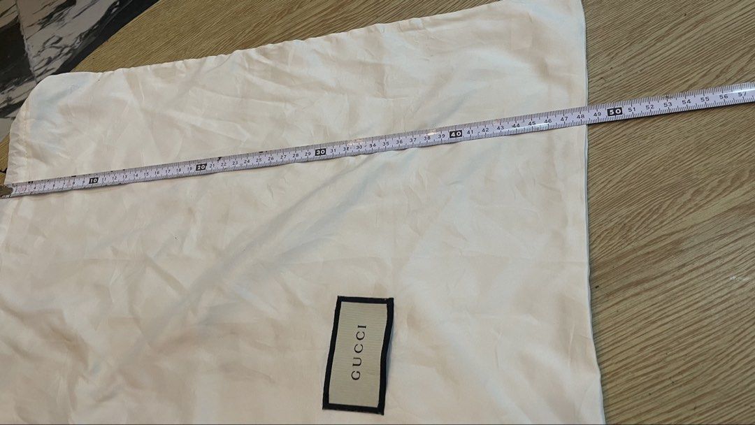 Authentic gucci dustbag (Category: Luxury Apparel) located in Cavite. Submitted by ohmie23 (Listing ID 1468687236, Image 2). Description: Authentic gucci dustbag.