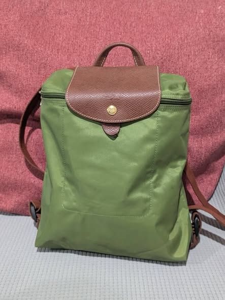 Authentic Longchamp backpack (Category: Luxury Bags & Wallets) located in Tuguegarao City. Submitted by globeeneace (Listing ID 1468520702, Image 1). Description: Longchamp backpack 💯 Original Excellent condition No Issue!.