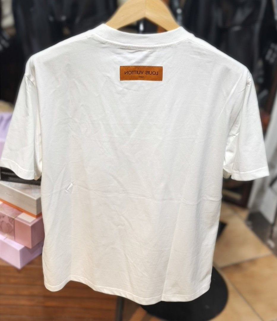 Authentic LV T-shirt With Paperbag (Category: Shirts) located in La Trinidad. Submitted by designerluxeshop (Listing ID 1468620972, Image 2). Description: Previously owned Louis Vuitton t-shirt with paperbag size medium, 💯% original, in good condition, shipping is free, message us if interested, delivery is ready onhand.